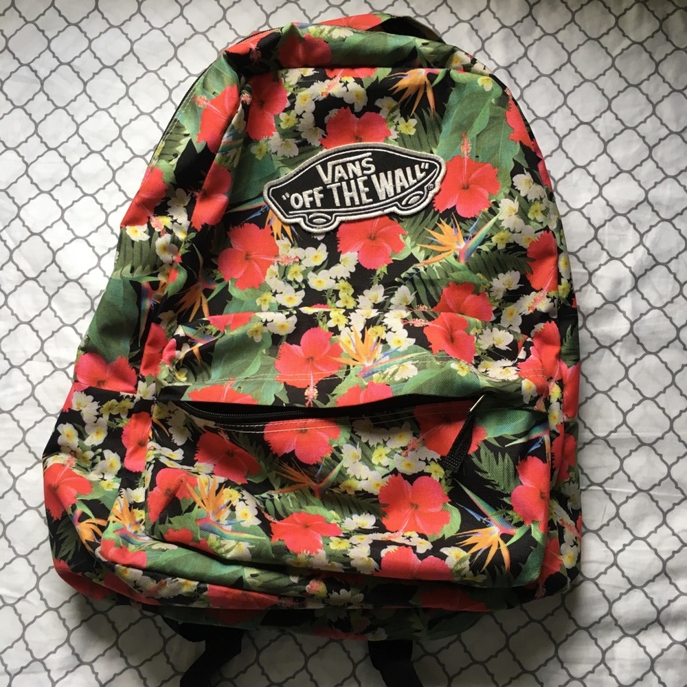 Floral Vans Backpack